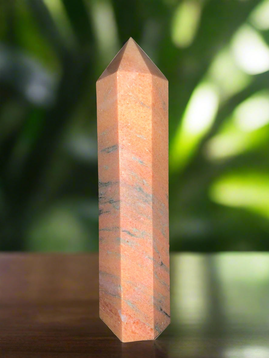 14.5" Sunstone Tower Obelisk