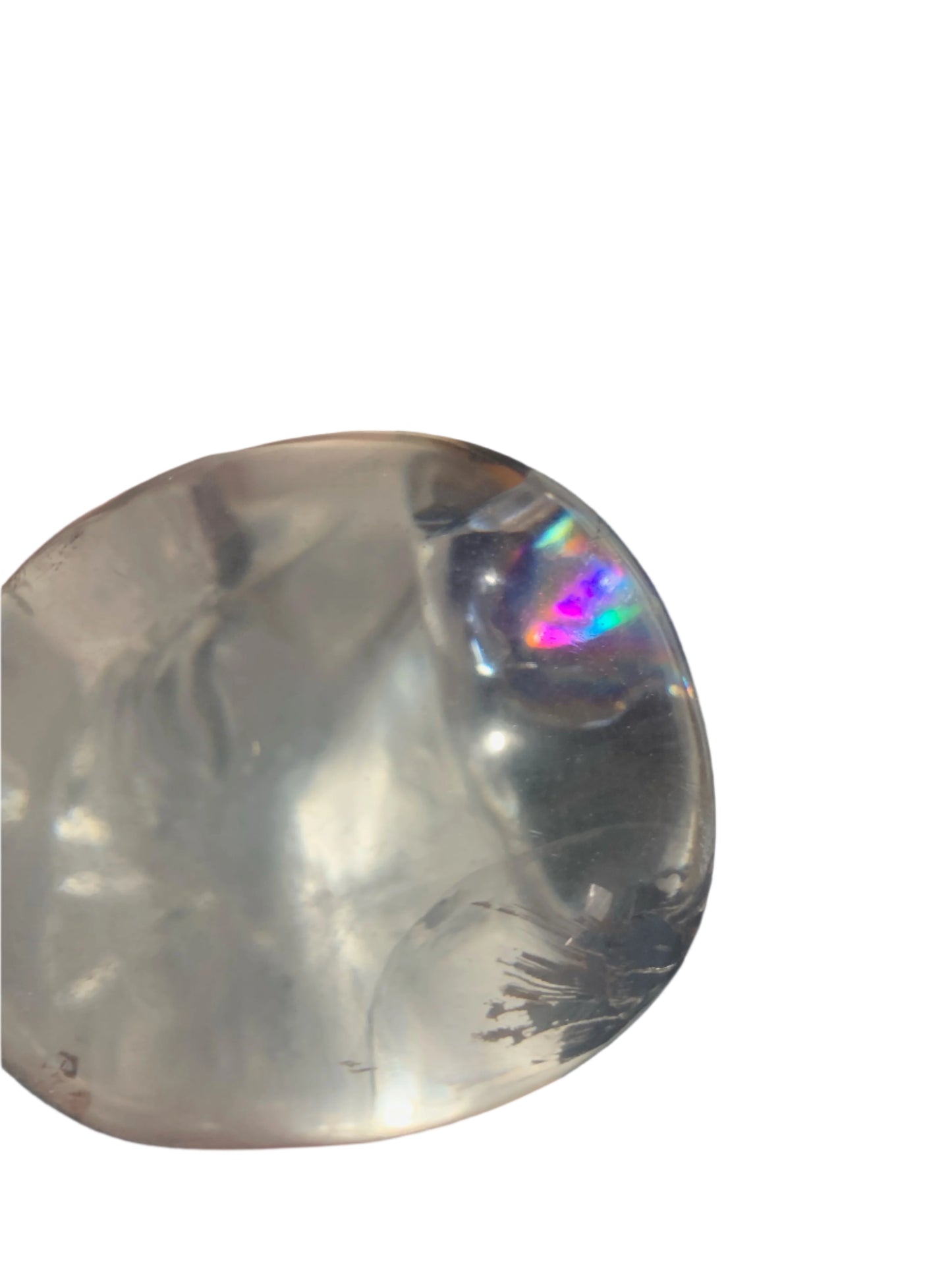 3.4" Alpine Quartz Skull w/ Rainbows