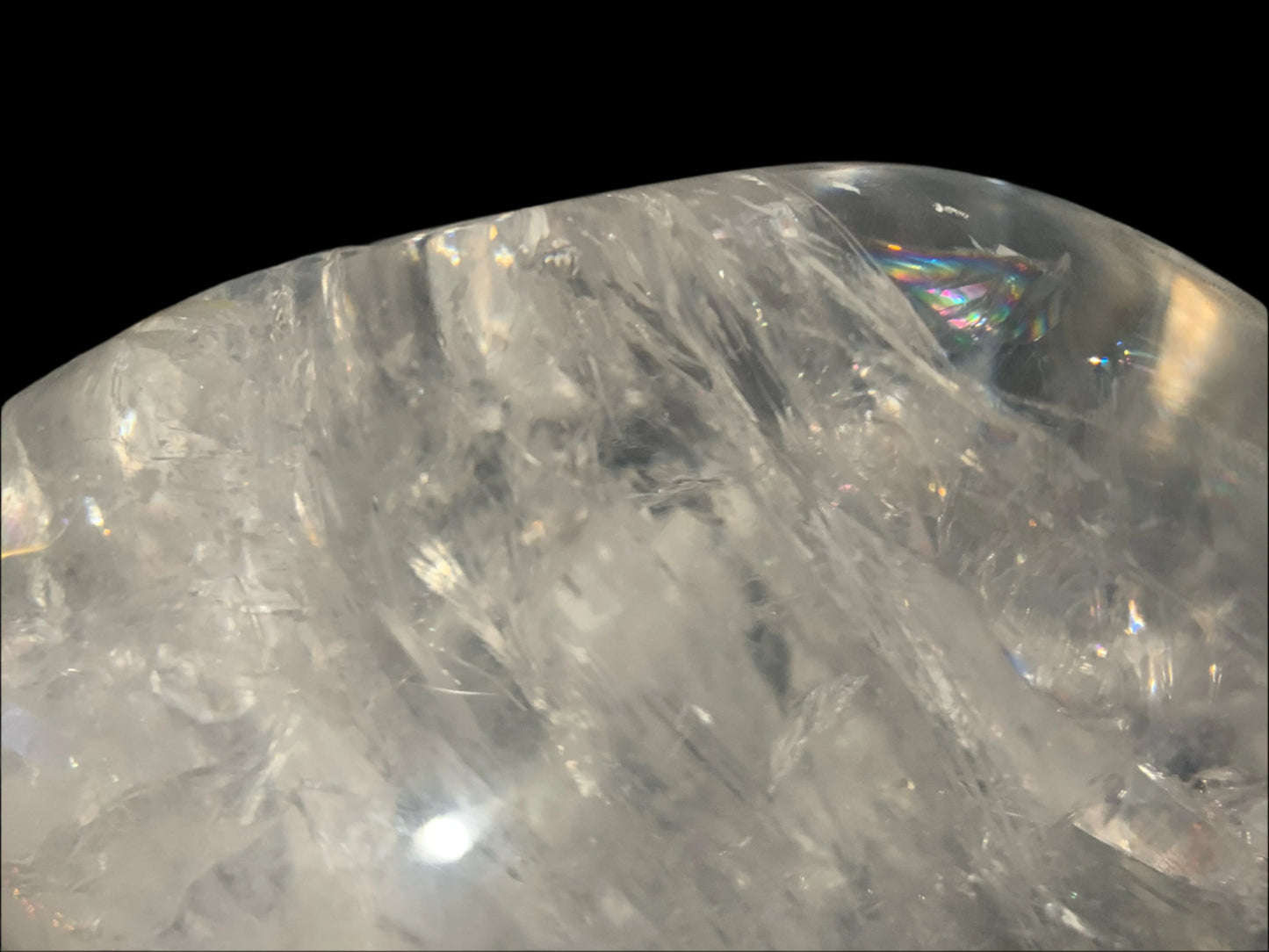 Himalayan Quartz Skull Star-brary w/ Rainbows