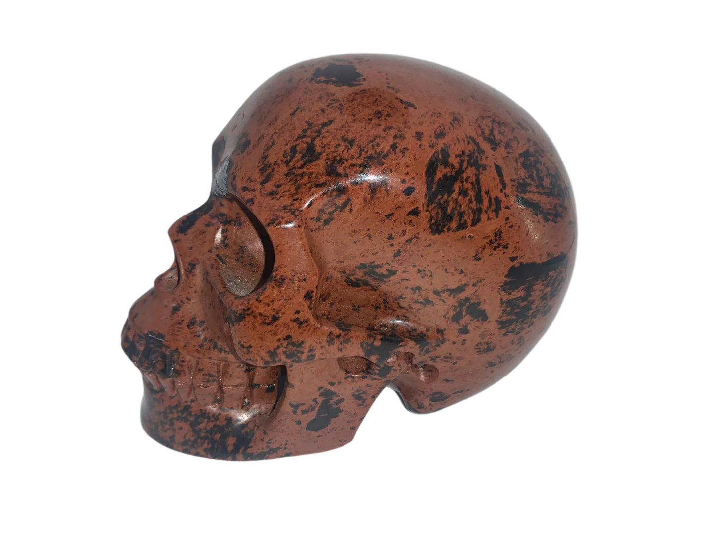 5.3" Mahogany Obsidian Skull