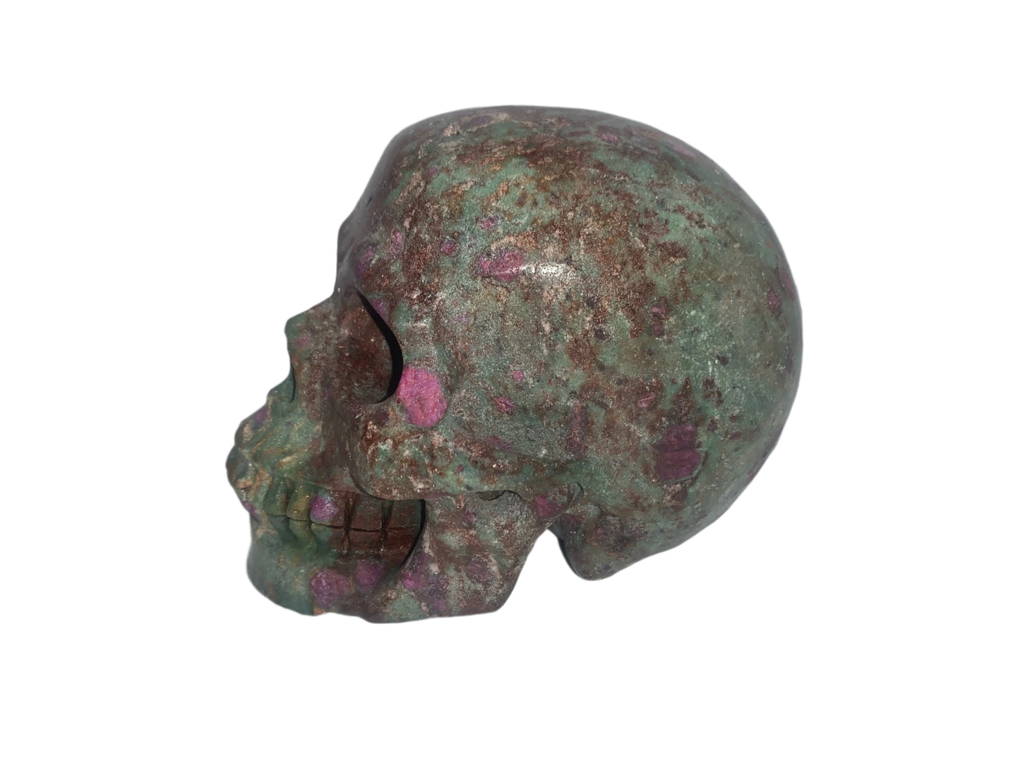 5.3" Ruby Fuchsite Skull