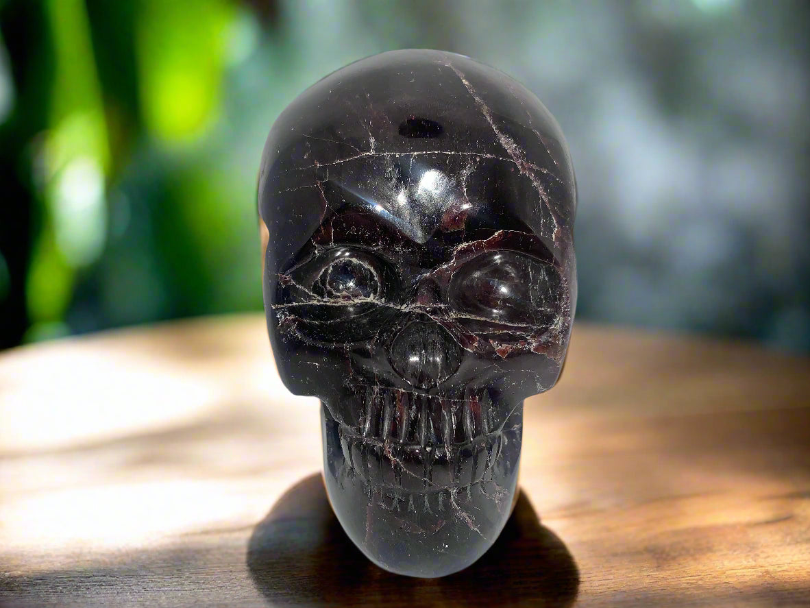 Calavera granate de 5,2"