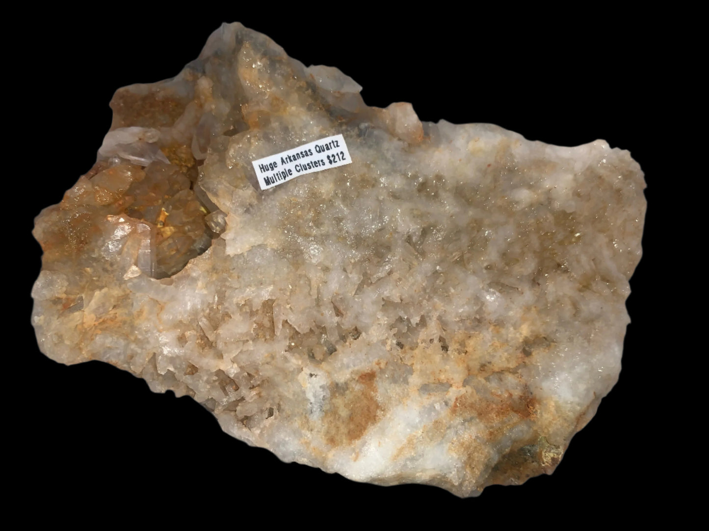 Arkansas Quartz w/ Clusters