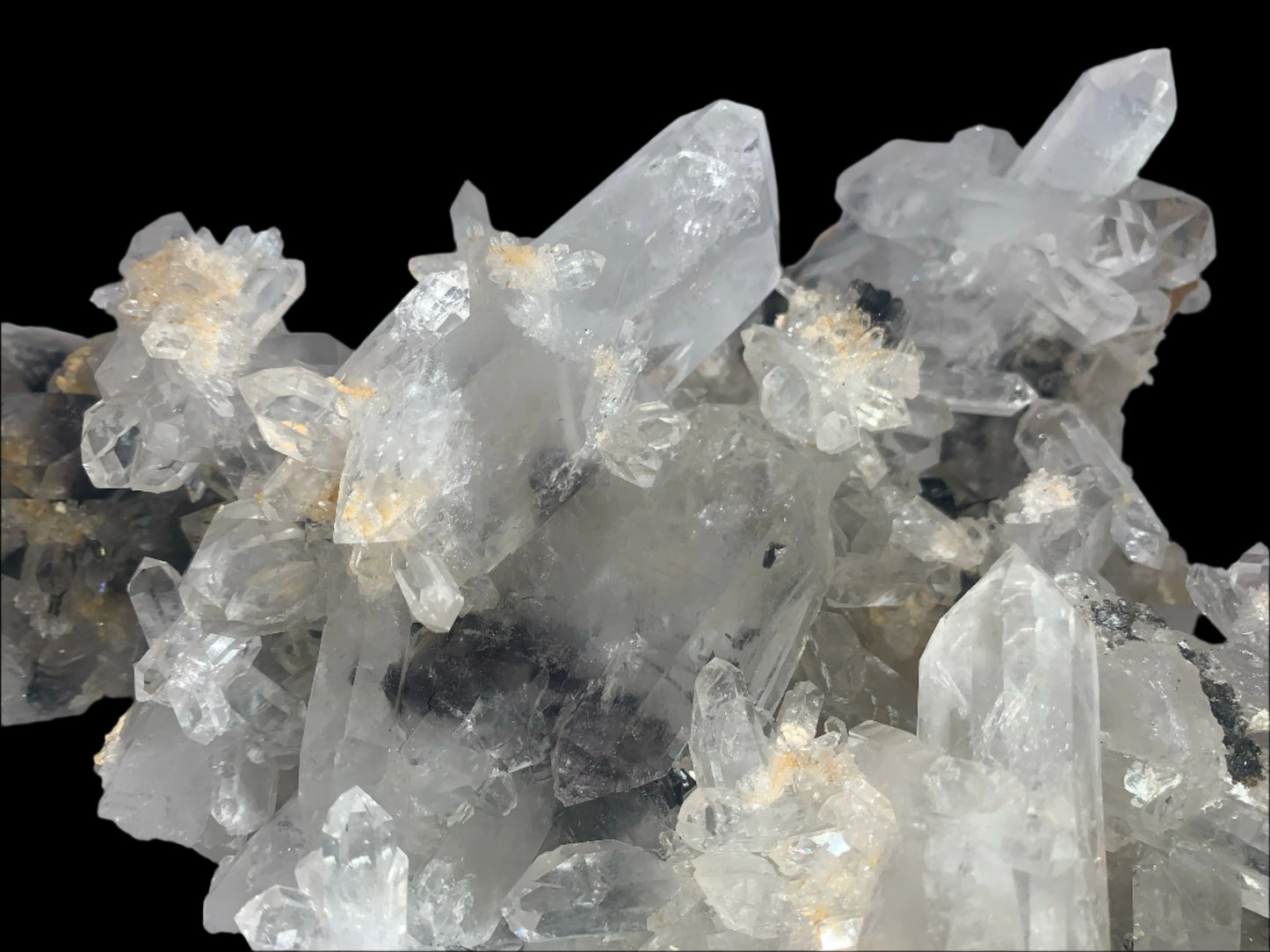 4lb 2oz Quartz & Brookite Cluster w/ Rainbows
