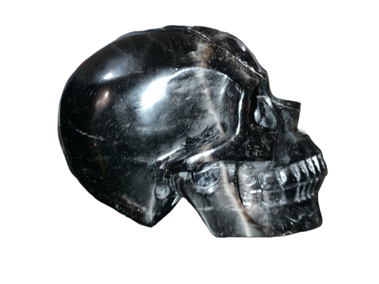 5.5" Morion Quartz Skull
