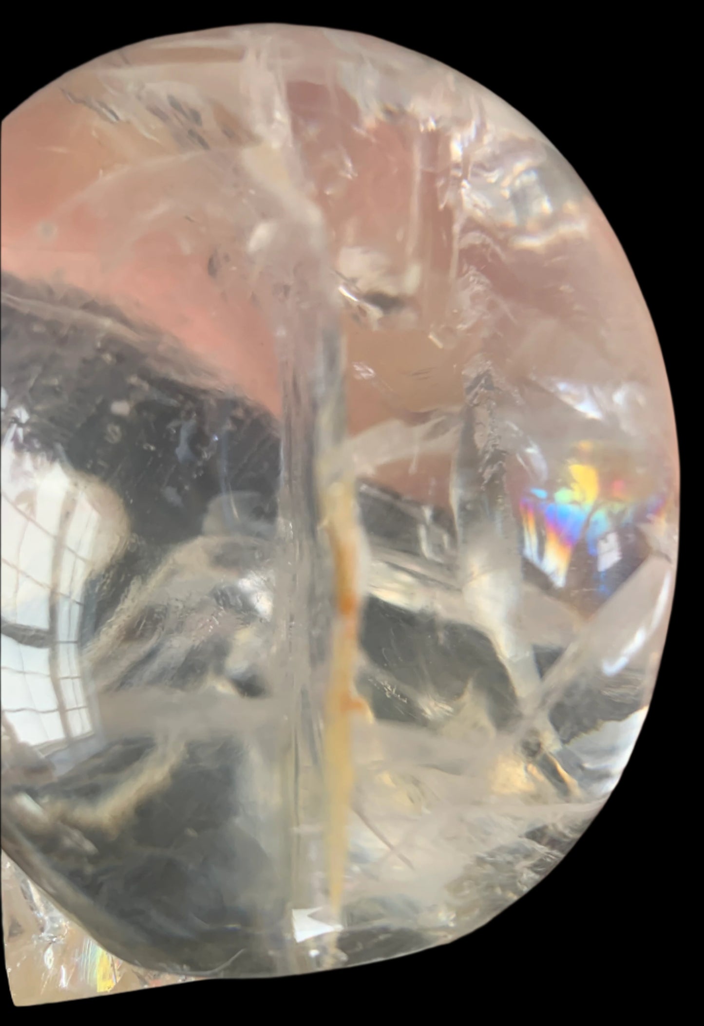 4.3" Golden Healer Self Healed Alpine Himalayan Quartz w/ Rainbows