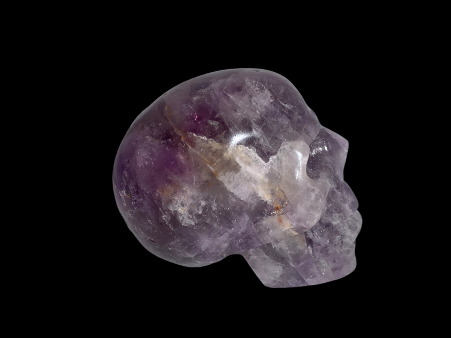 3.4" Amethyst & Smoky/White Quartz w/ Rainbows