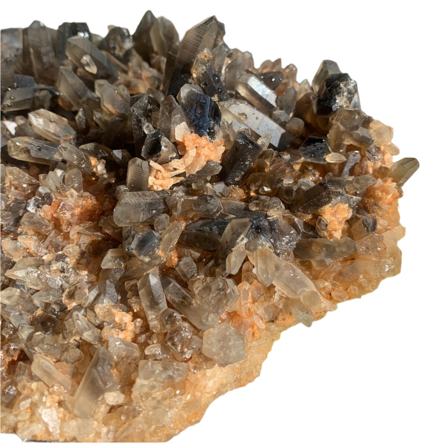 9" Smoky Quartz Cluster