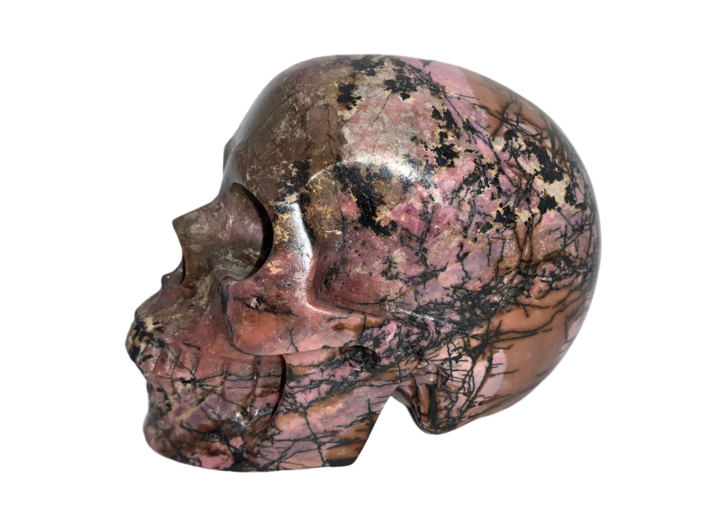 5.4" Rhodonite Skull