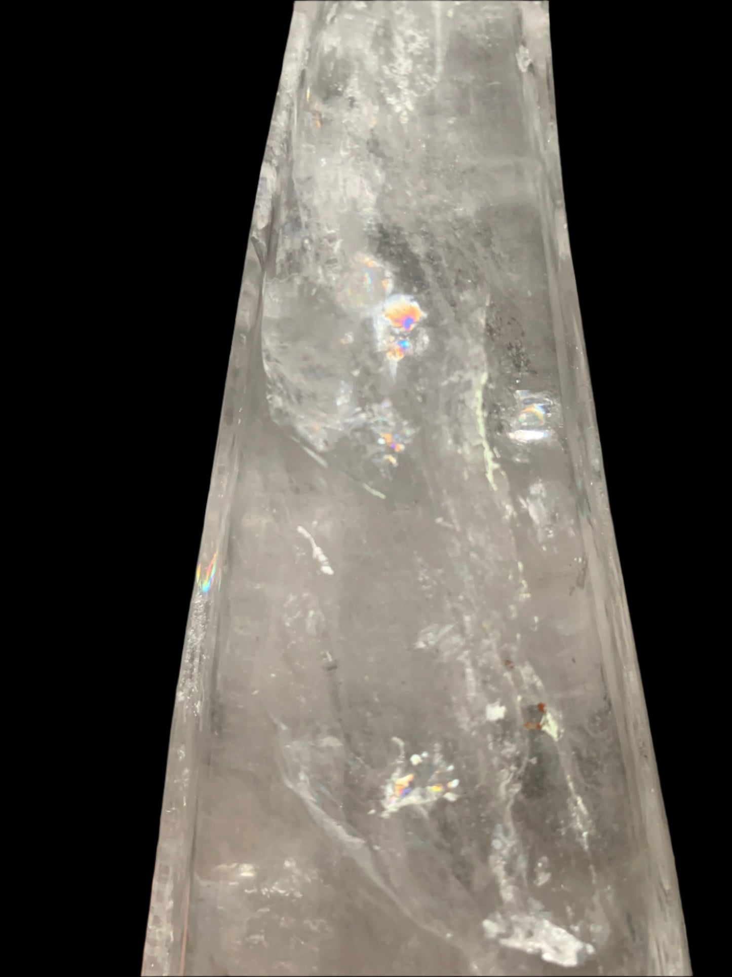 Cuarzo del Himalaya arcoíris de 9,75" Cosmic Traveler