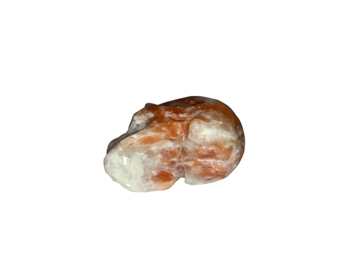 2.1" Orange Calcite Skull