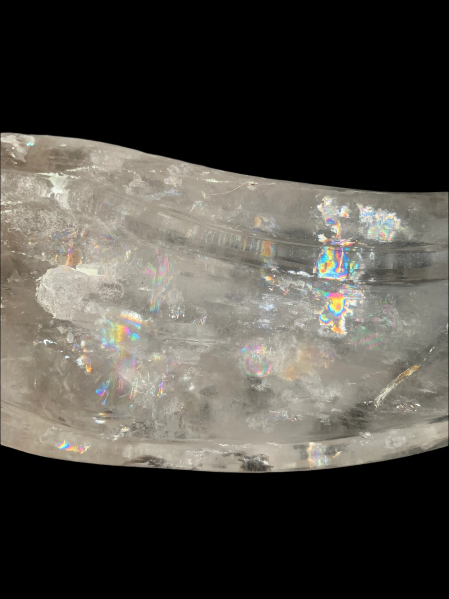Cuarzo del Himalaya arcoíris de 9,75" Cosmic Traveler