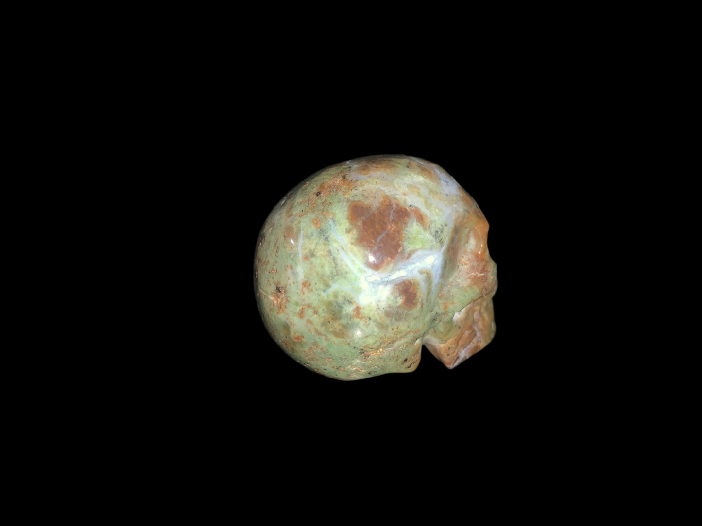 2.2" Green Opal Skull
