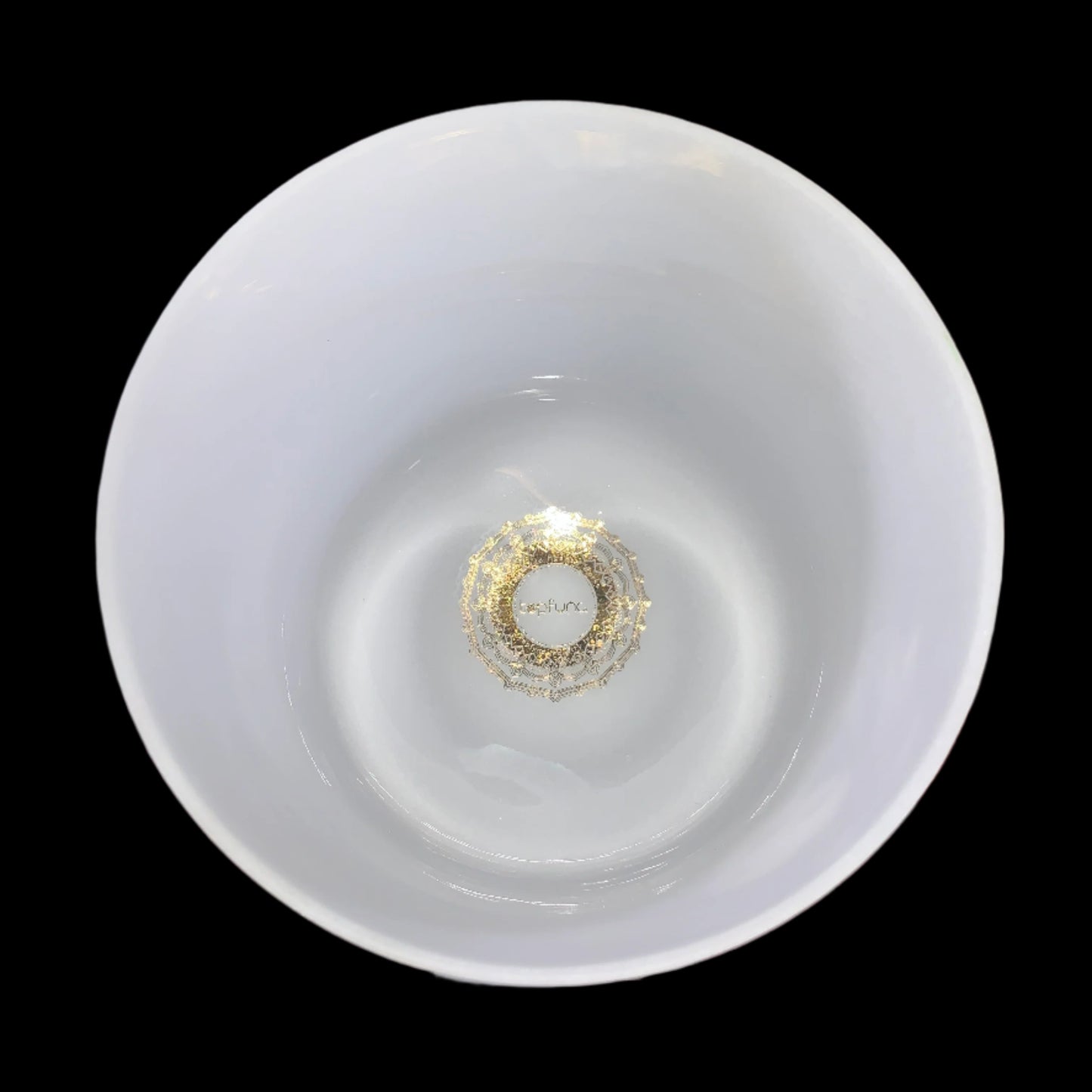 Crown Chakra Lion Pattern Quartz Bowl - B Note