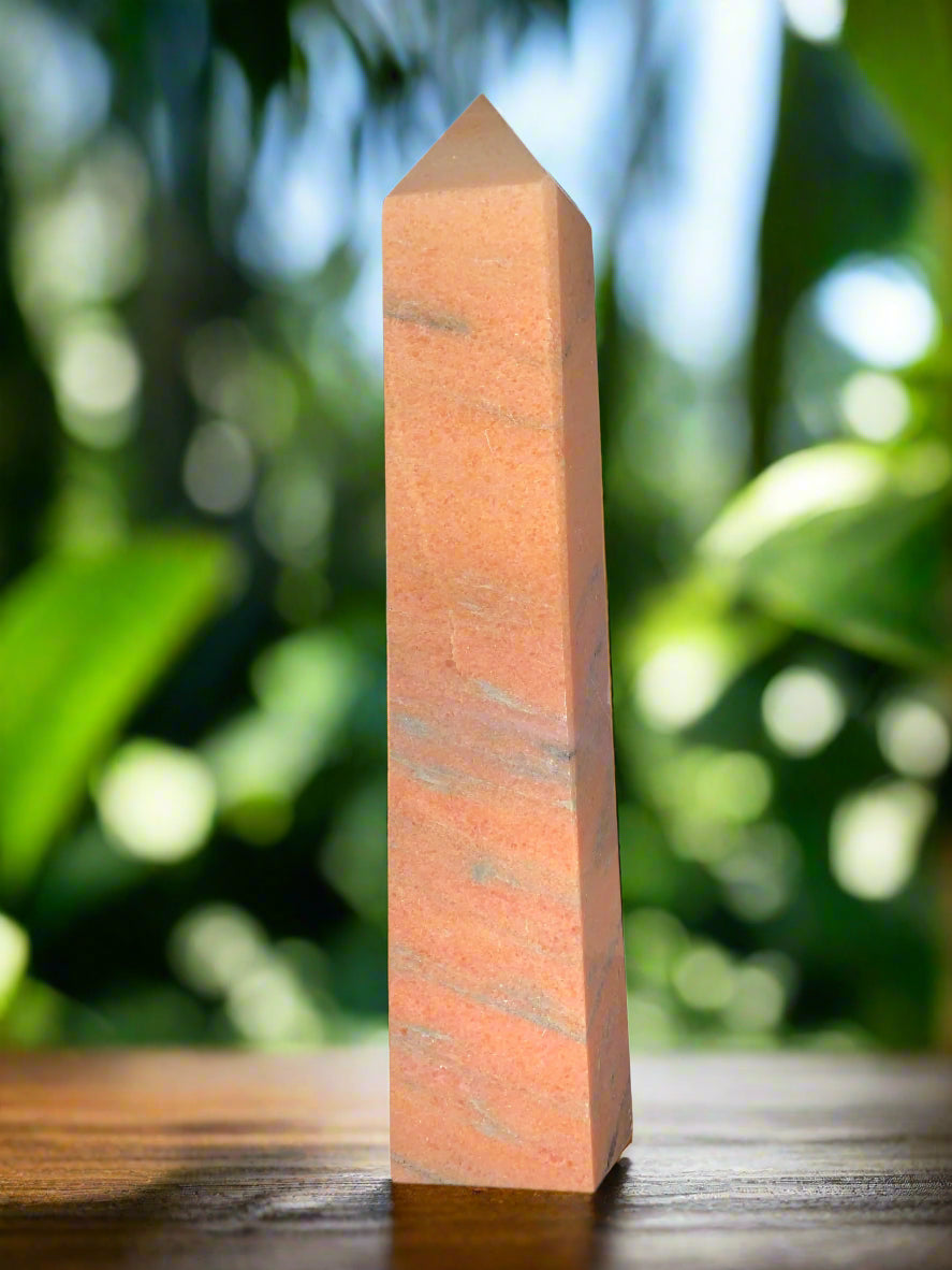 14.5" Sunstone Tower Obelisk