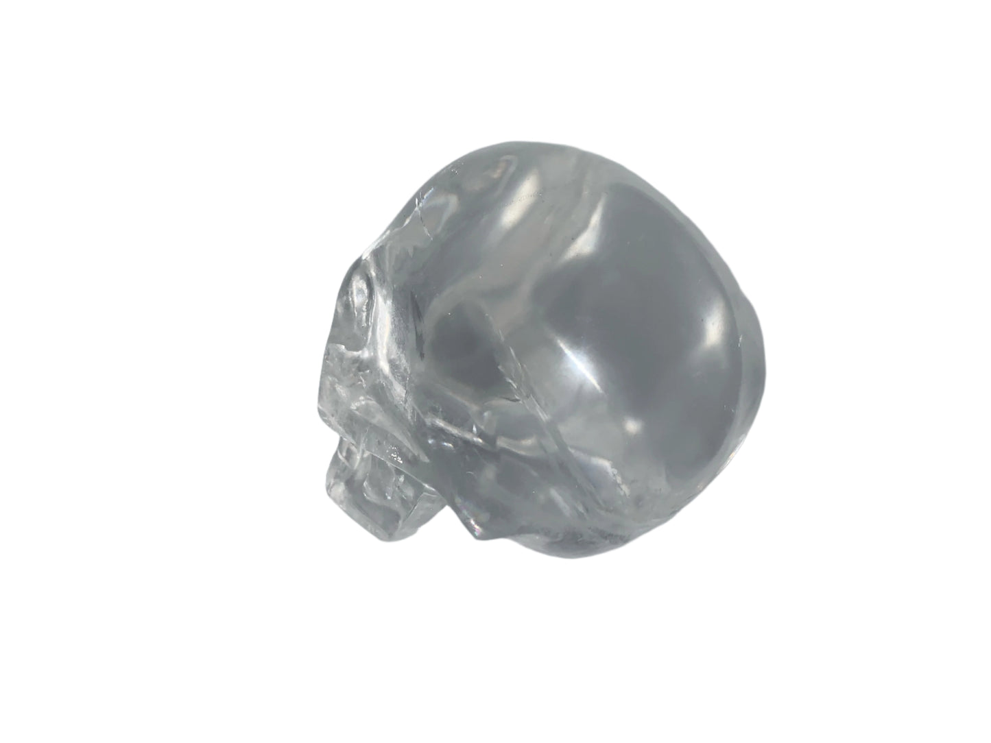 3.4" Alpine Quartz Skull w/ Rainbows