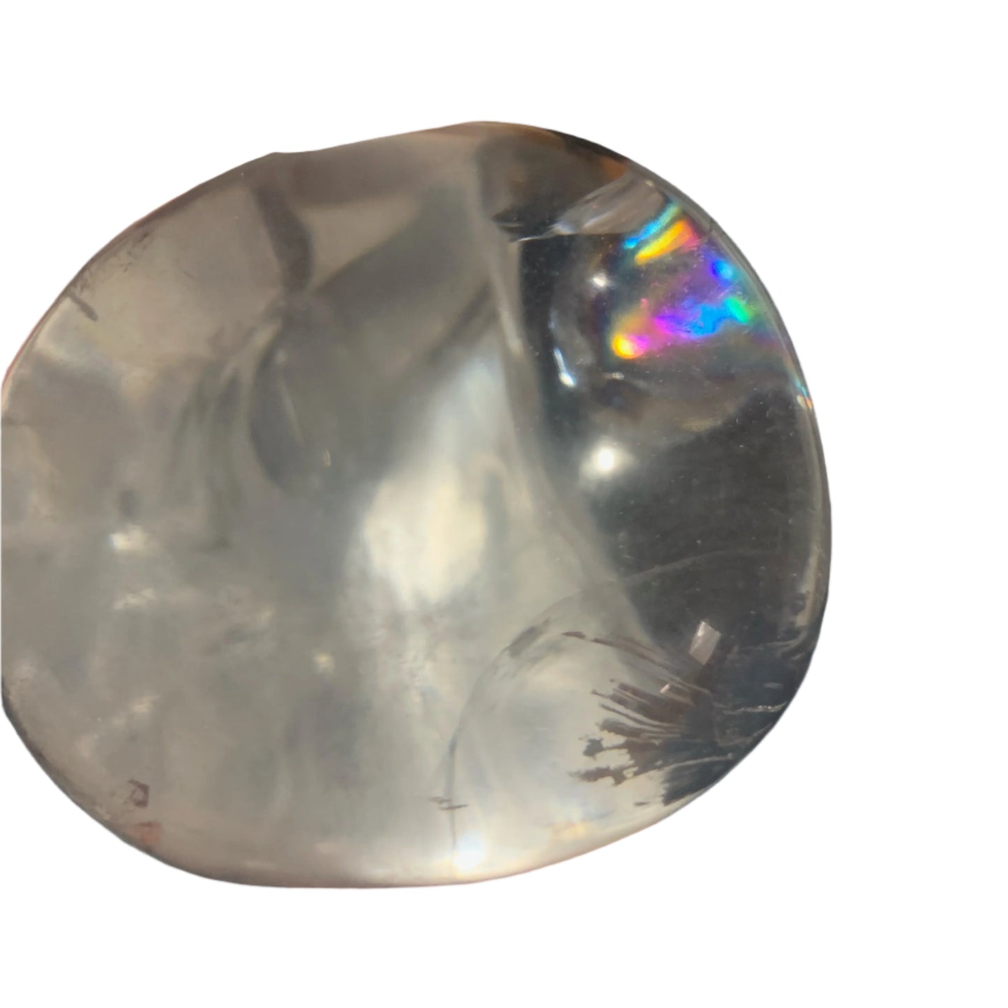 3.4" Alpine Quartz Skull w/ Rainbows