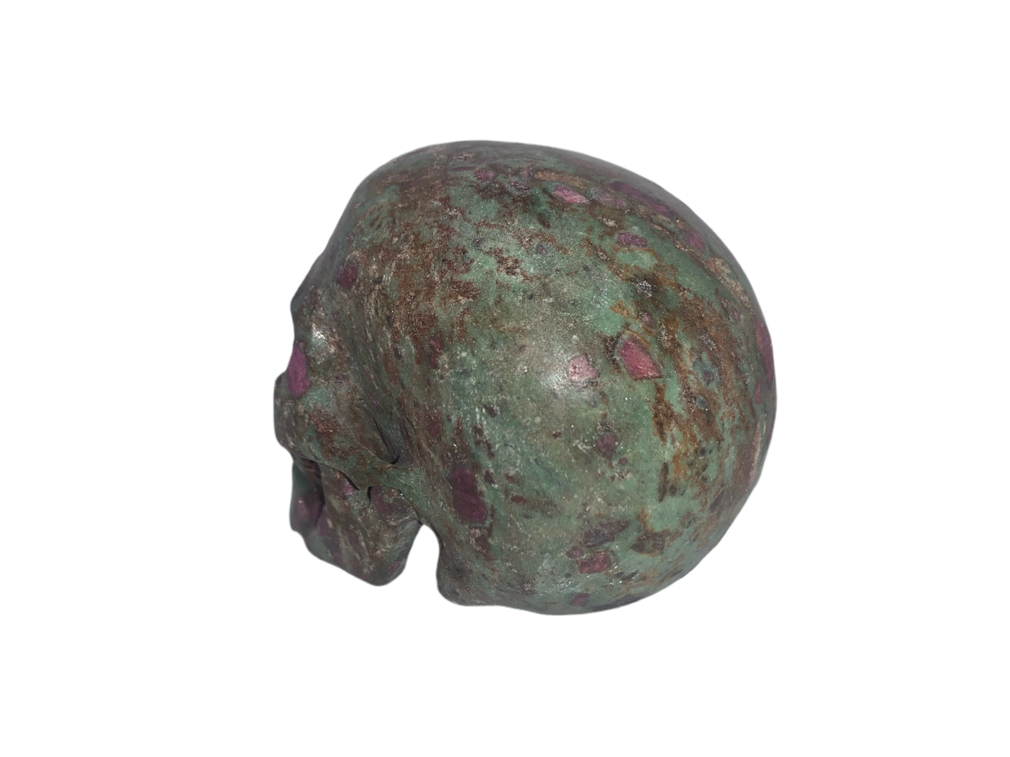 5.3" Ruby Fuchsite Skull