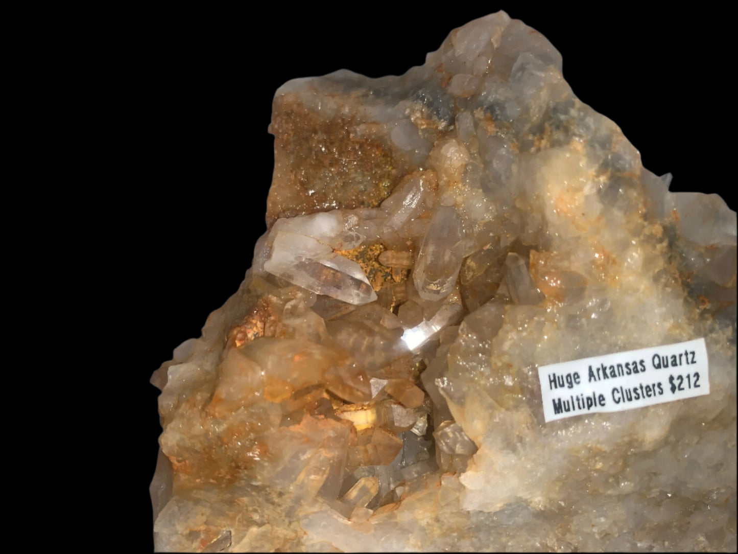 Arkansas Quartz w/ Clusters