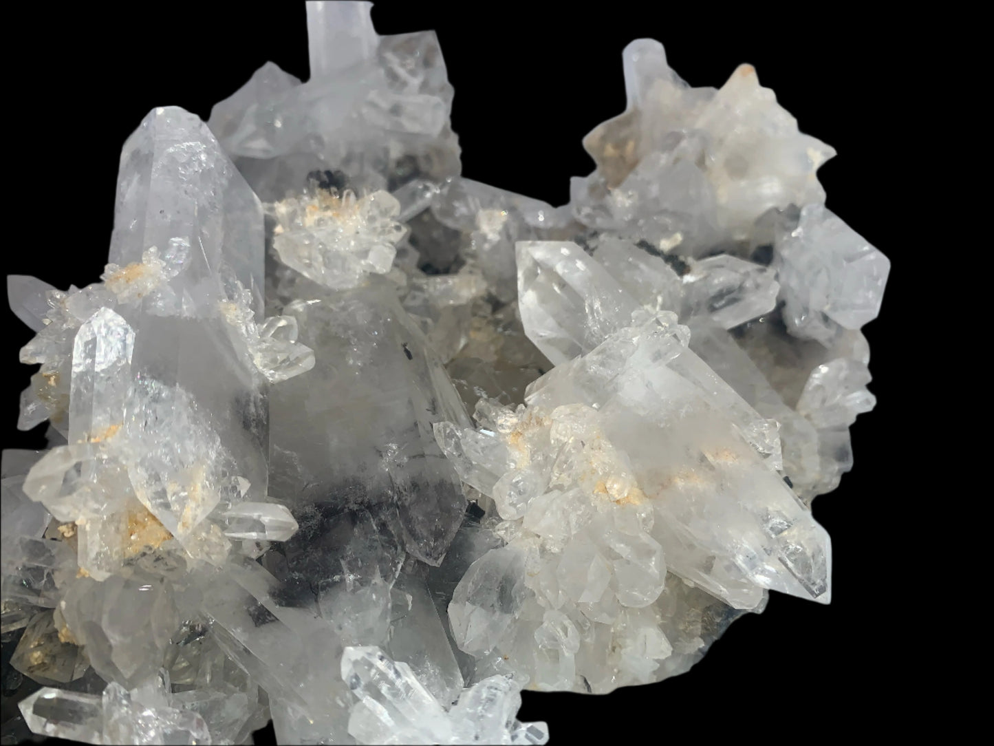 4lb 2oz Quartz & Brookite Cluster w/ Rainbows