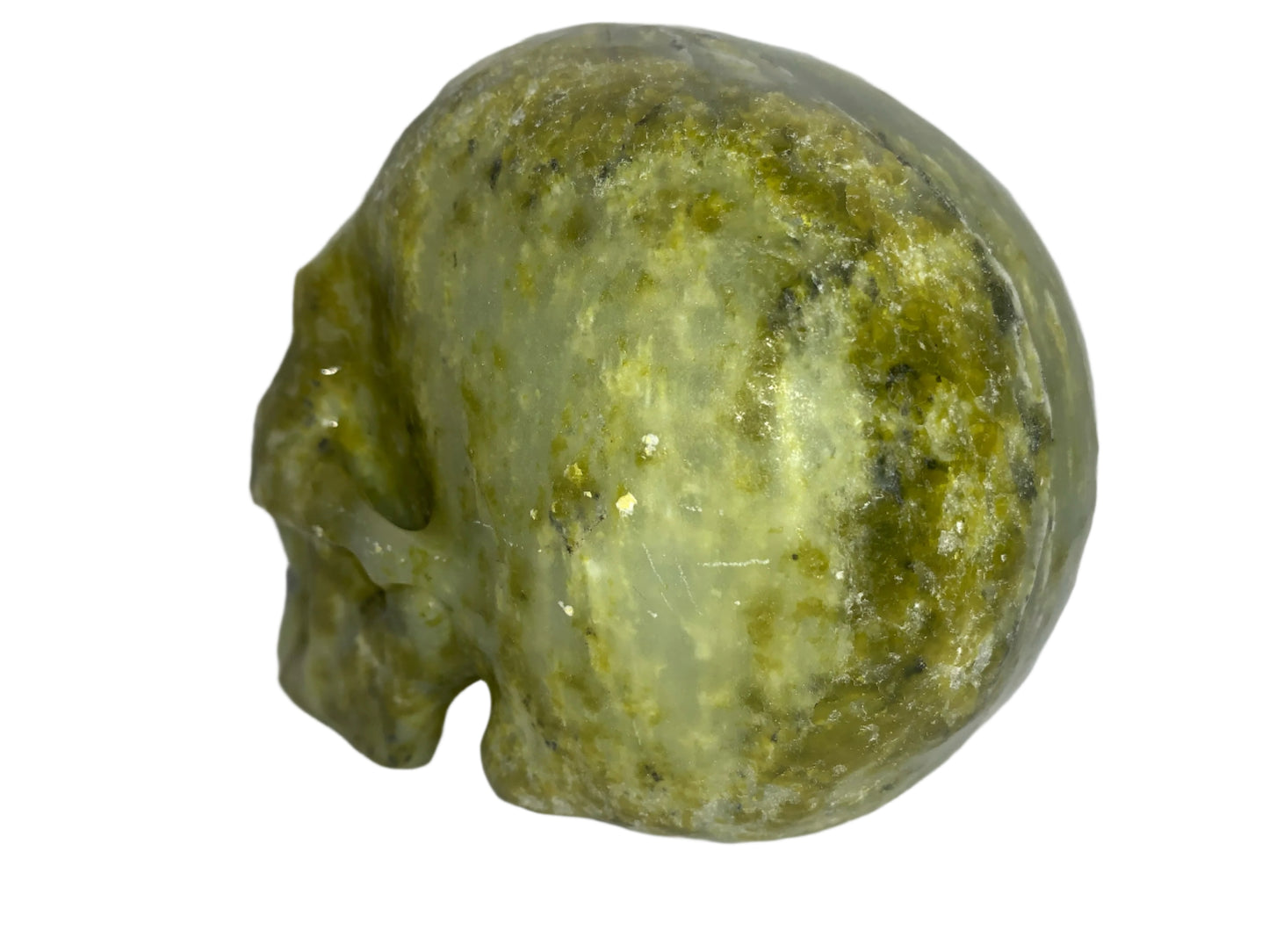 5.2" Opalized Serpentine Marble Skull