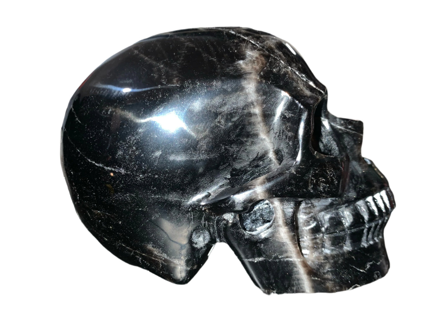 5.5" Morion Quartz Skull