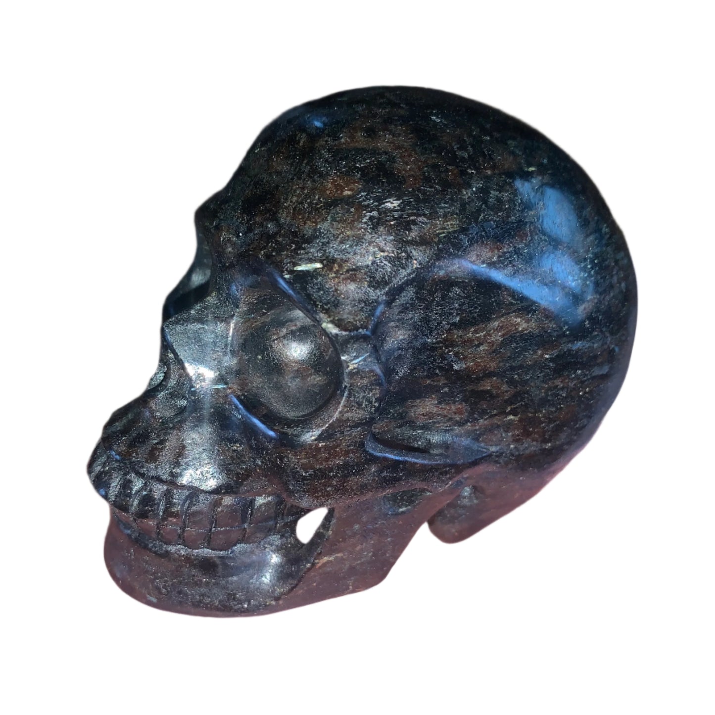 4.3" Arfvedsonite Skull