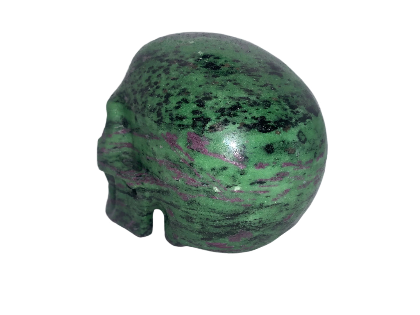 5.3" Ruby Zoisite Skull