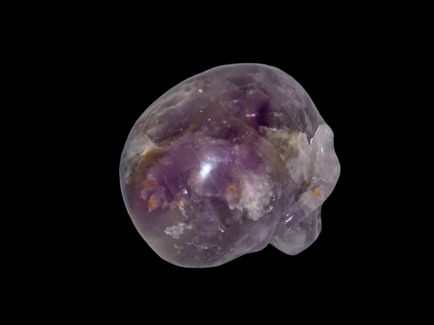 3.4" Amethyst & Smoky/White Quartz w/ Rainbows