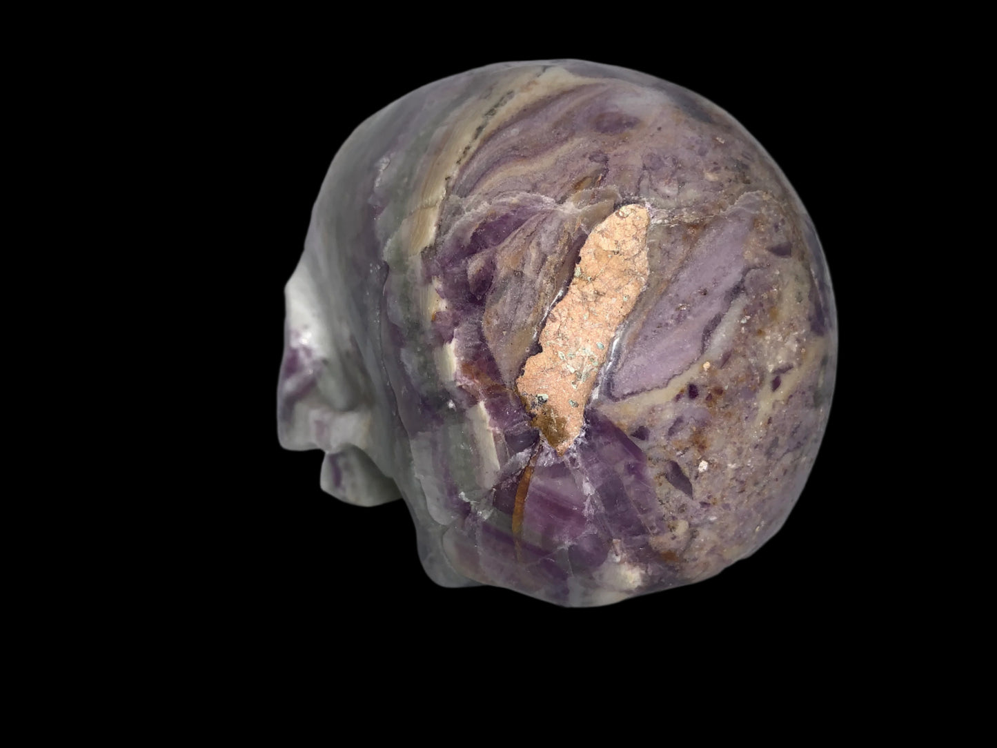 5" Tiffany Stone Cranium