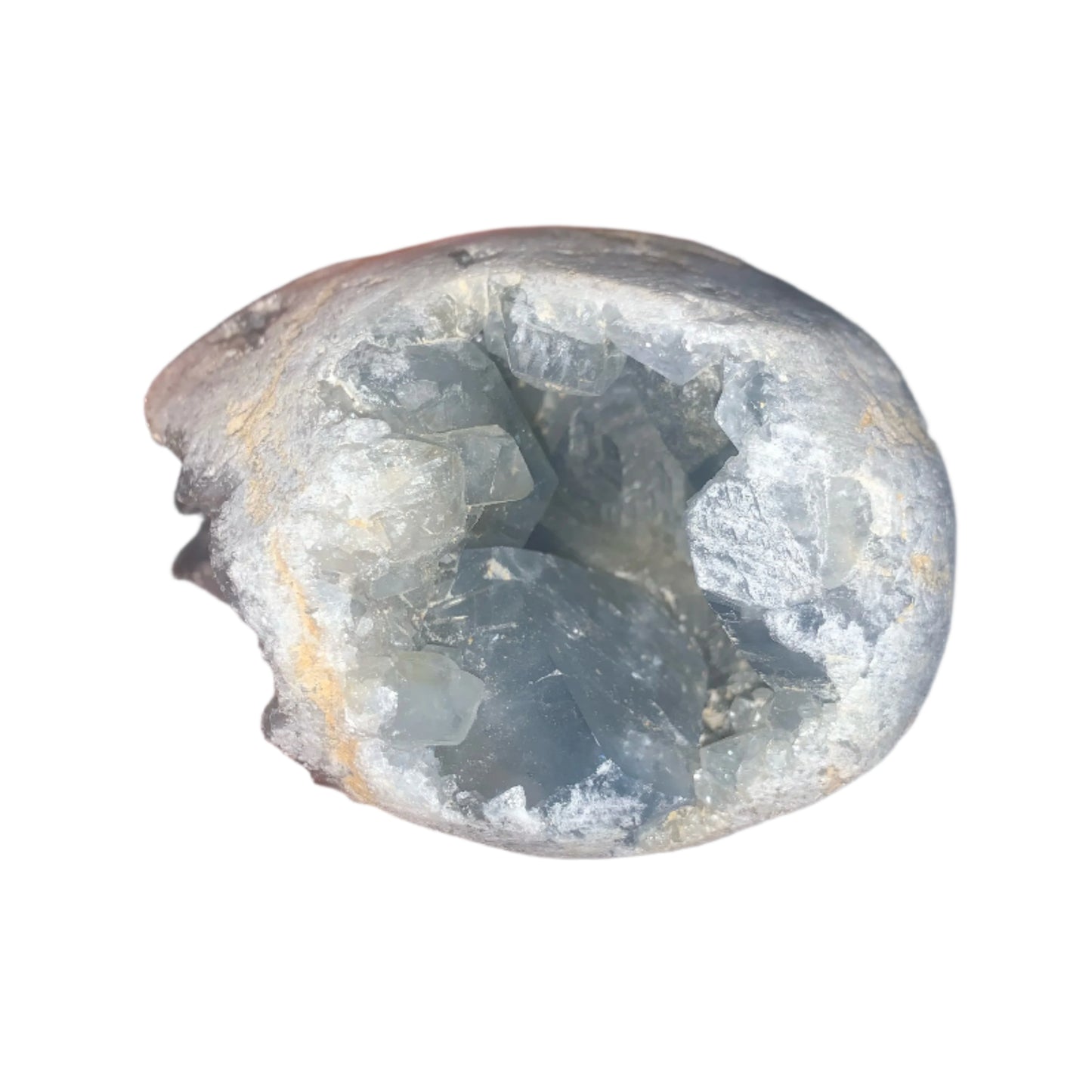 Geoda de cúmulo de celestita