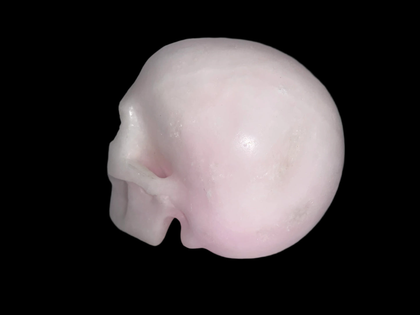 5.3" Pink Aragonite Skull
