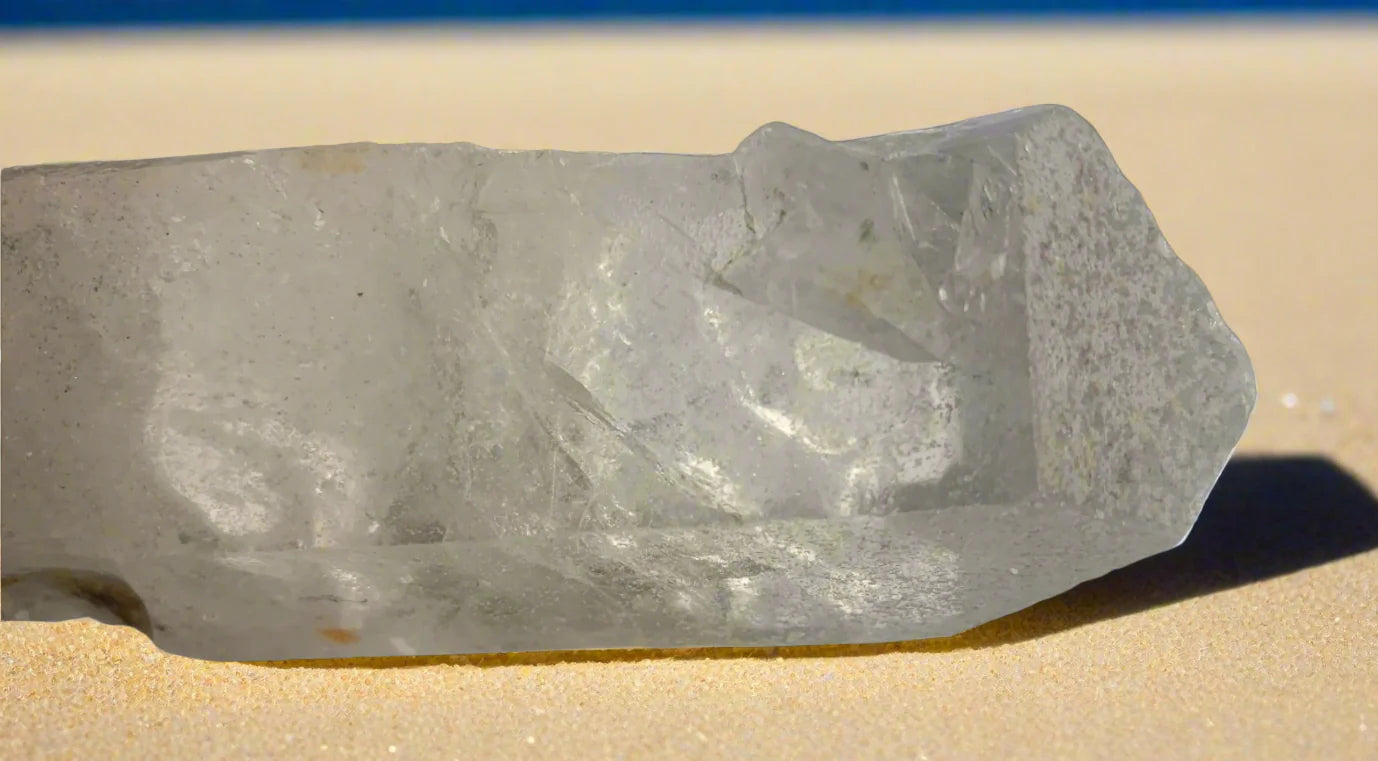 Biblioteca estelar de cristal de cuarzo autorreparado de 5,9" con arcoíris