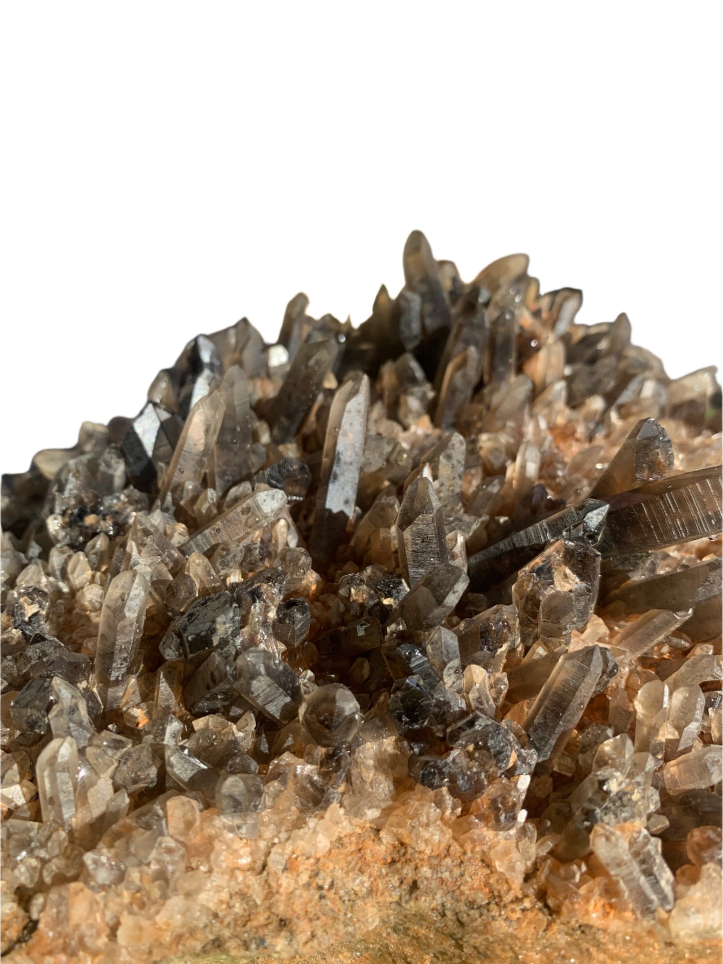 9" Smoky Quartz Cluster