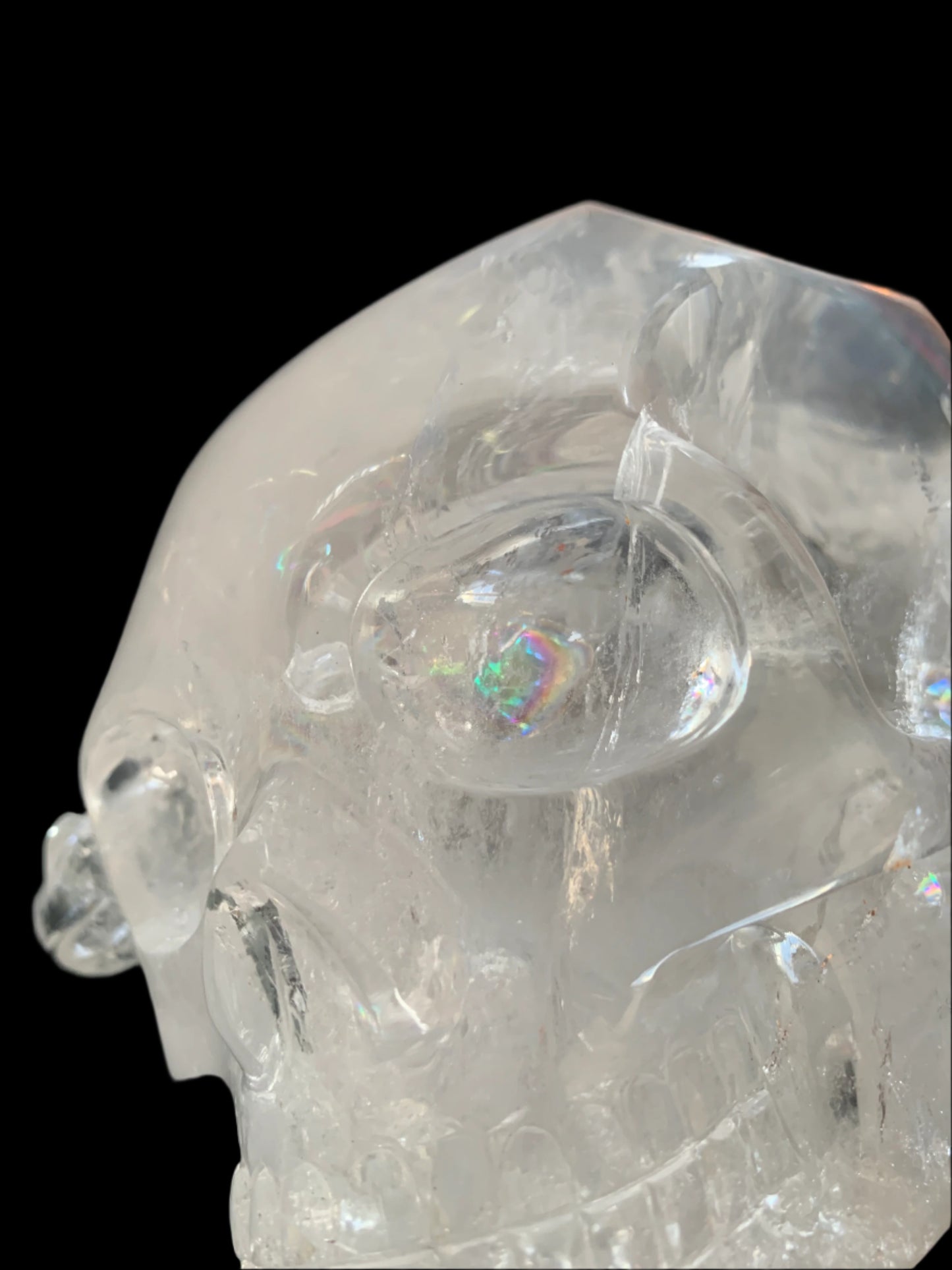 Leandro de Souza Lemurian Sirius Quartz Skull with Dragon