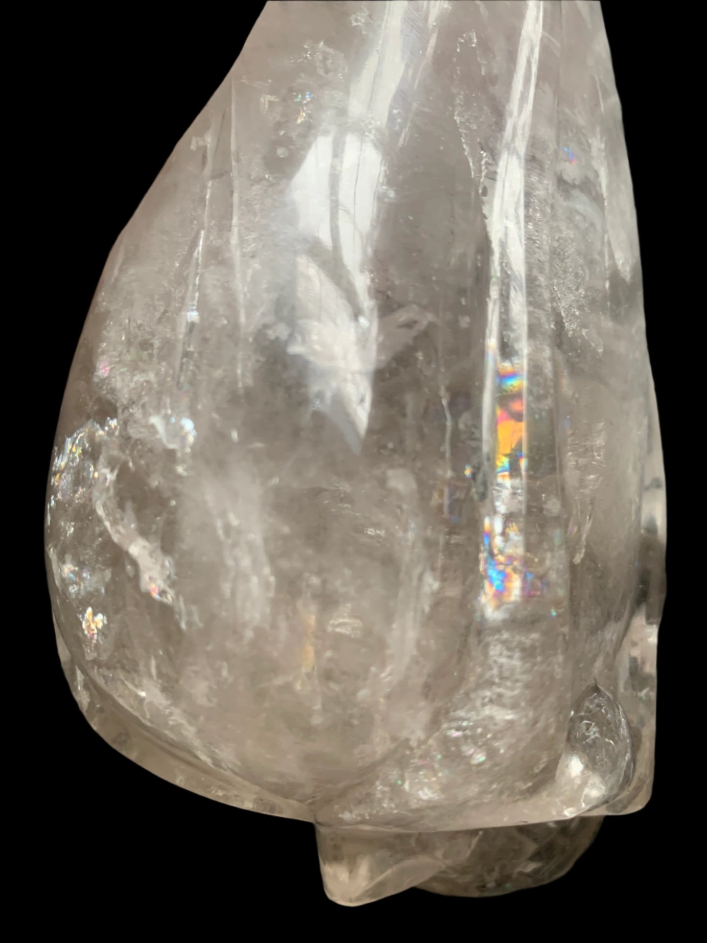 Cuarzo del Himalaya arcoíris de 9,75" Cosmic Traveler