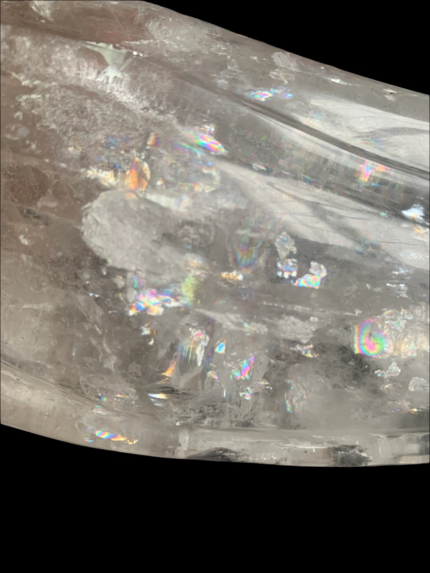 Cuarzo del Himalaya arcoíris de 9,75" Cosmic Traveler