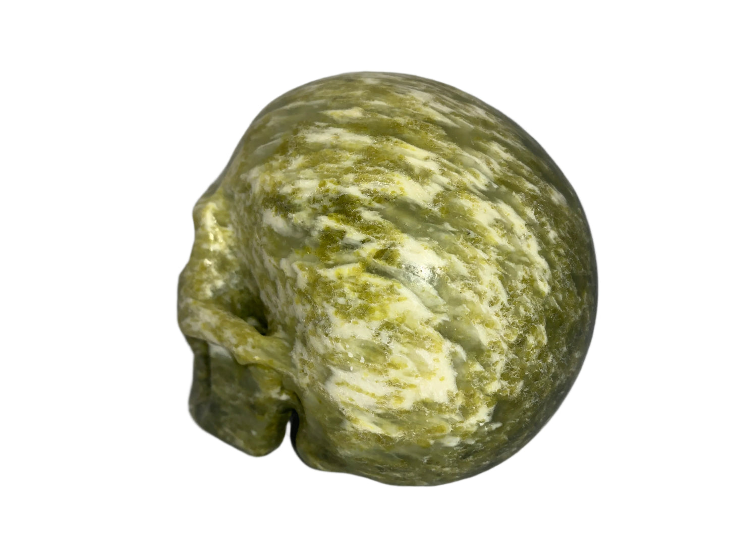 5.3" Serpentine Marble Skull