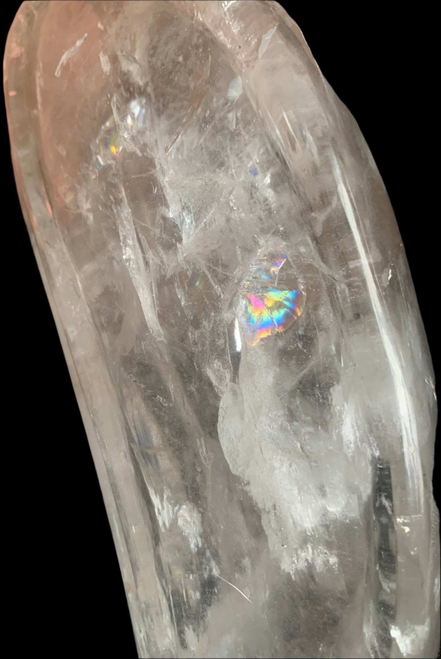 Cuarzo del Himalaya arcoíris de 9,75" Cosmic Traveler