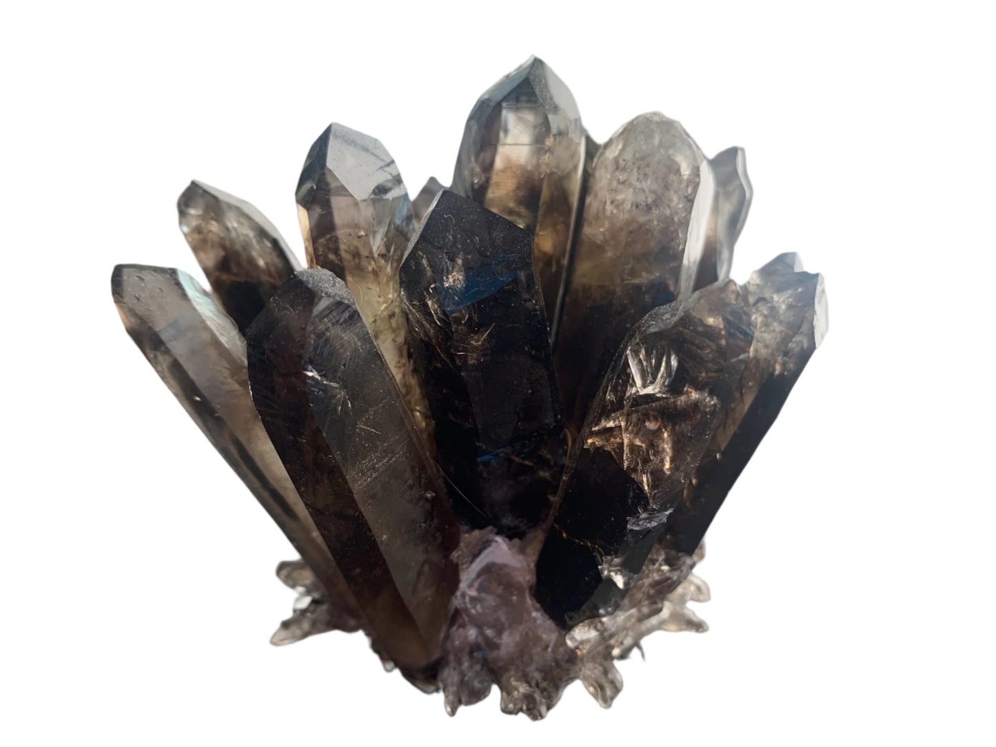 3.4" Smoky Quartz Vug Cluster