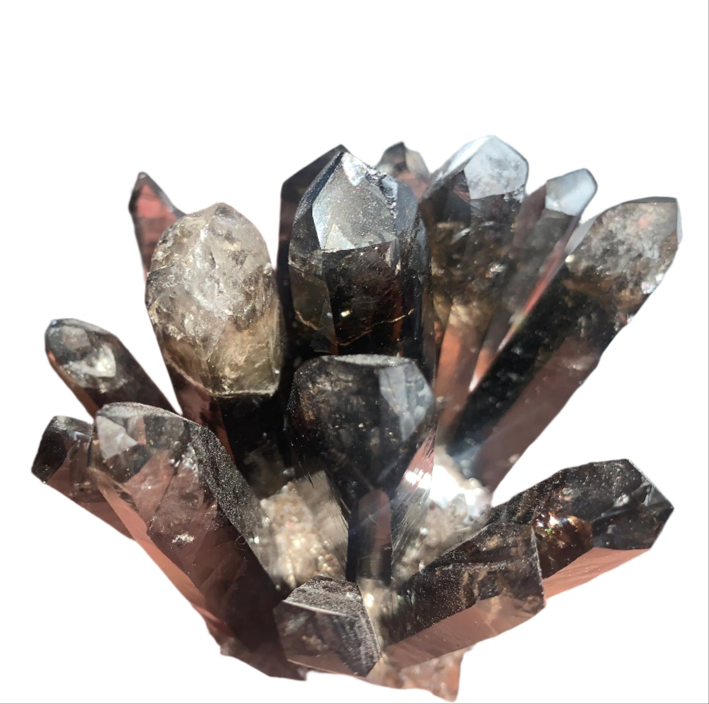 3.4" Smoky Quartz Vug Cluster