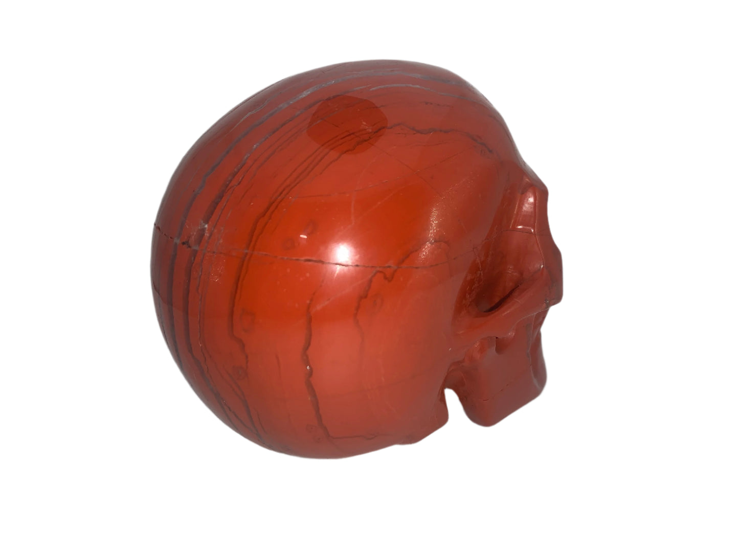 5.3" Red Jasper Skull