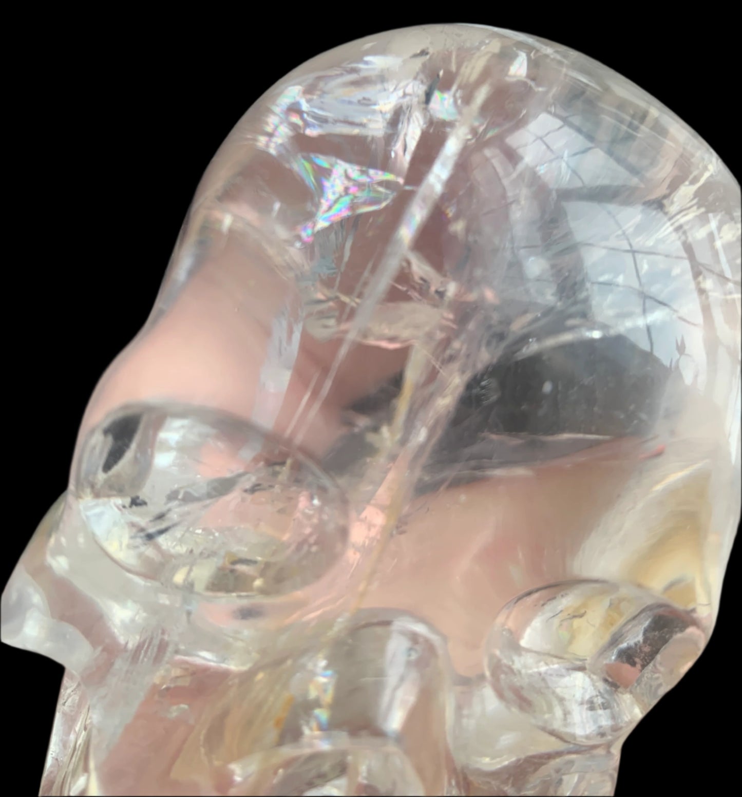 4.3" Golden Healer Self Healed Alpine Himalayan Quartz w/ Rainbows