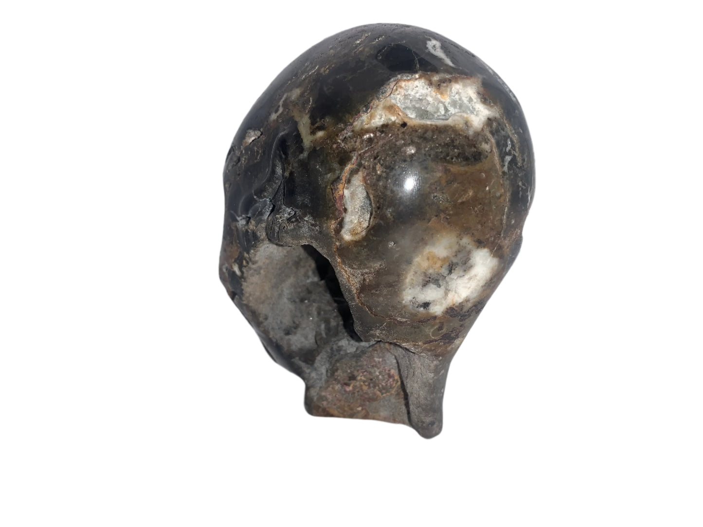Portal elemental de calavera de ágata mixta de 4,5"