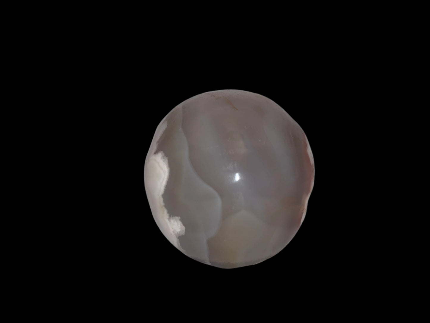 3.1" Flower Agate Skull