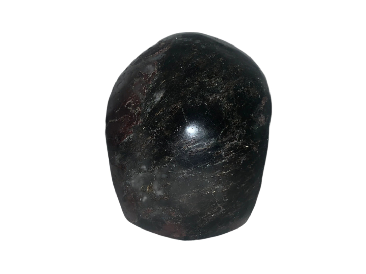 4.5" Garnet & Astrophyllite Skull