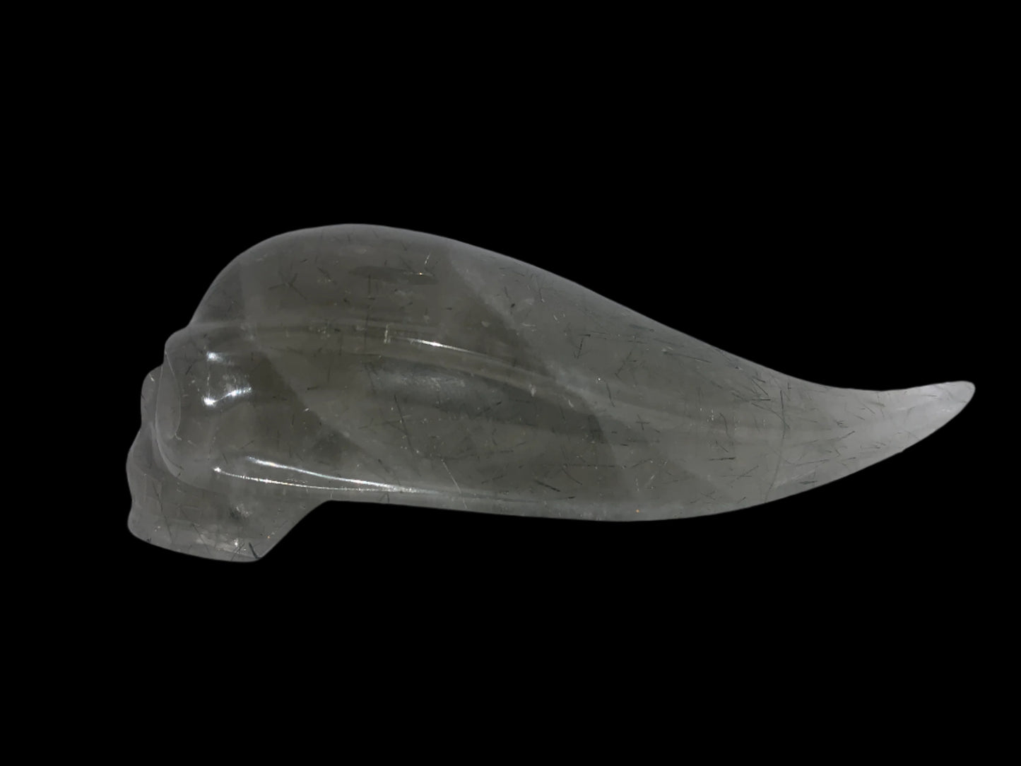 "Cosmic Spear" 5.4" Leandro De Souza Green Rutilated Quartz Traveler