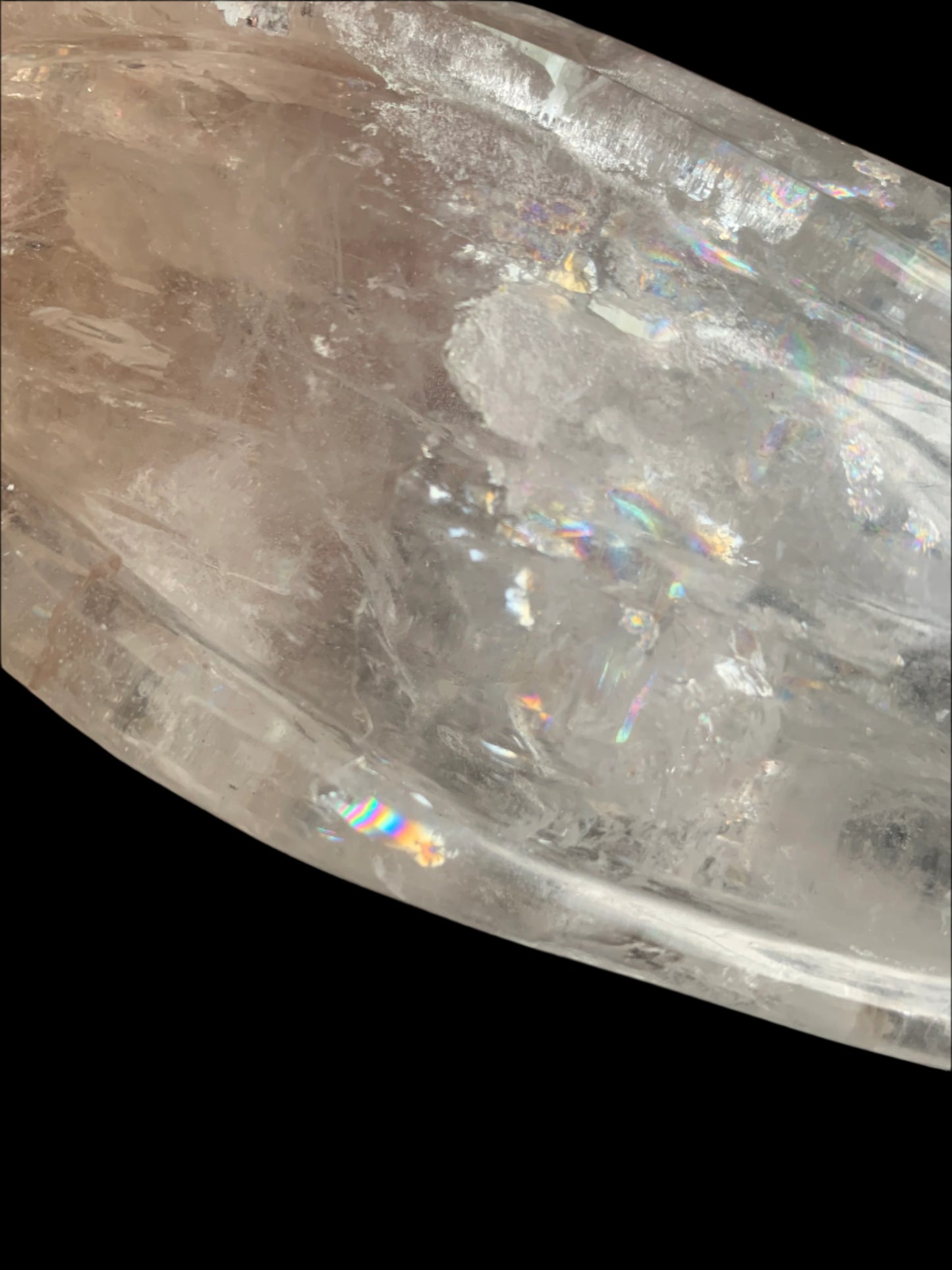 Cuarzo del Himalaya arcoíris de 9,75" Cosmic Traveler