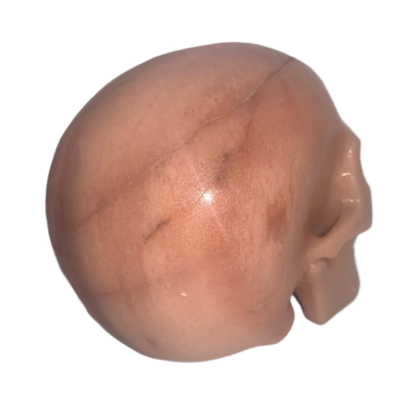 5.2" Pink Aventurine Skull