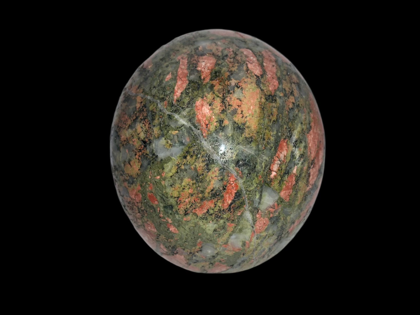 5.4" Unakite Jasper Skull